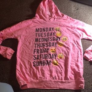 Pink Emoji hoodie